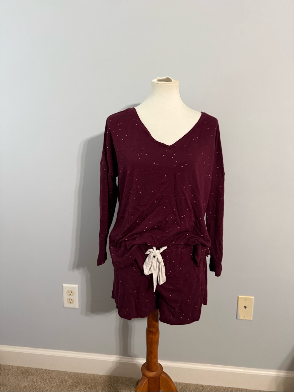 Soma Deep Plum Lounge pajama set